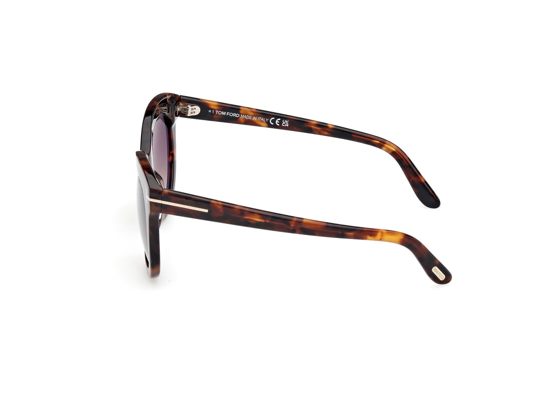 Sunčane naočale tom ford ft1189 odette 52f havana butterfly femenino veličina 53mm - Detaljni prikaz