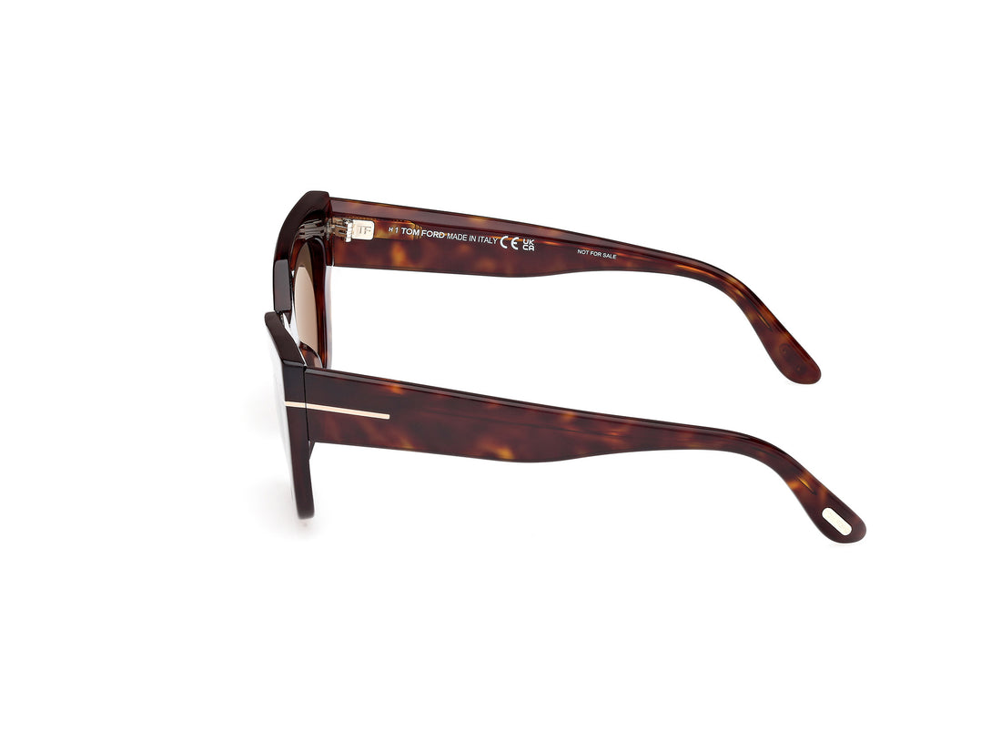 Sunčane naočale tom ford ft1190 athena 52h havana cat eye femenino veličina 53mm - Detaljni prikaz
