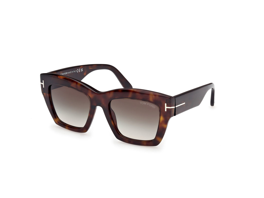 Sonnenbrillen tom ford ft1191 luna 52b havana butterfly femenino größe 52mm - Hauptansicht