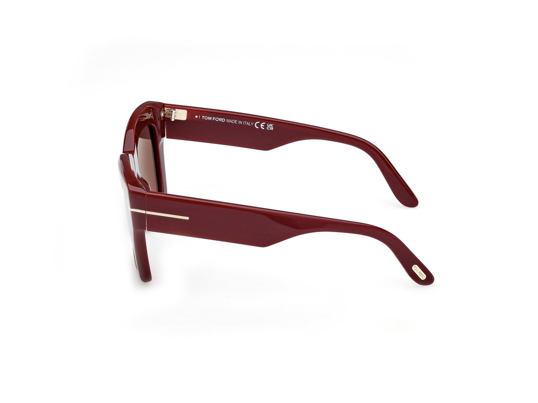 Sunčane naočale tom ford ft1191 luna 69e bordeaux butterfly femenino veličina 52mm - Detaljni prikaz