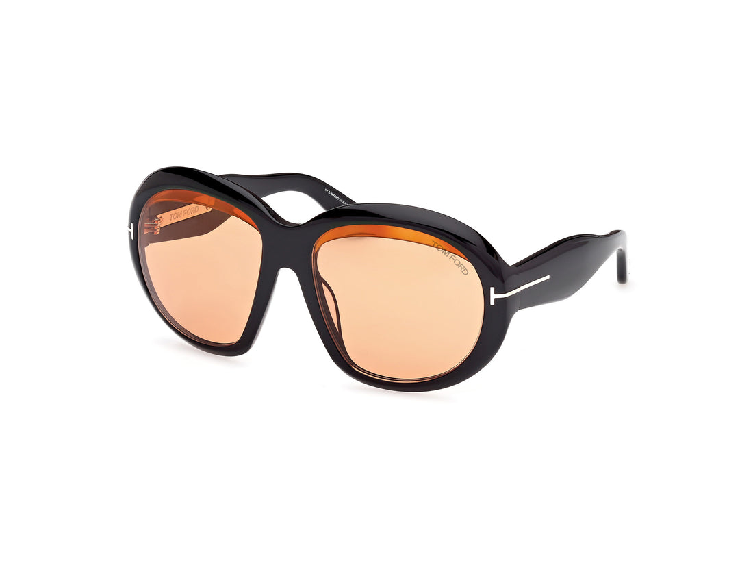 Sunčane naočale tom ford ft1193 angellica 01e negro round femenino veličina 58mm - Glavni prikaz