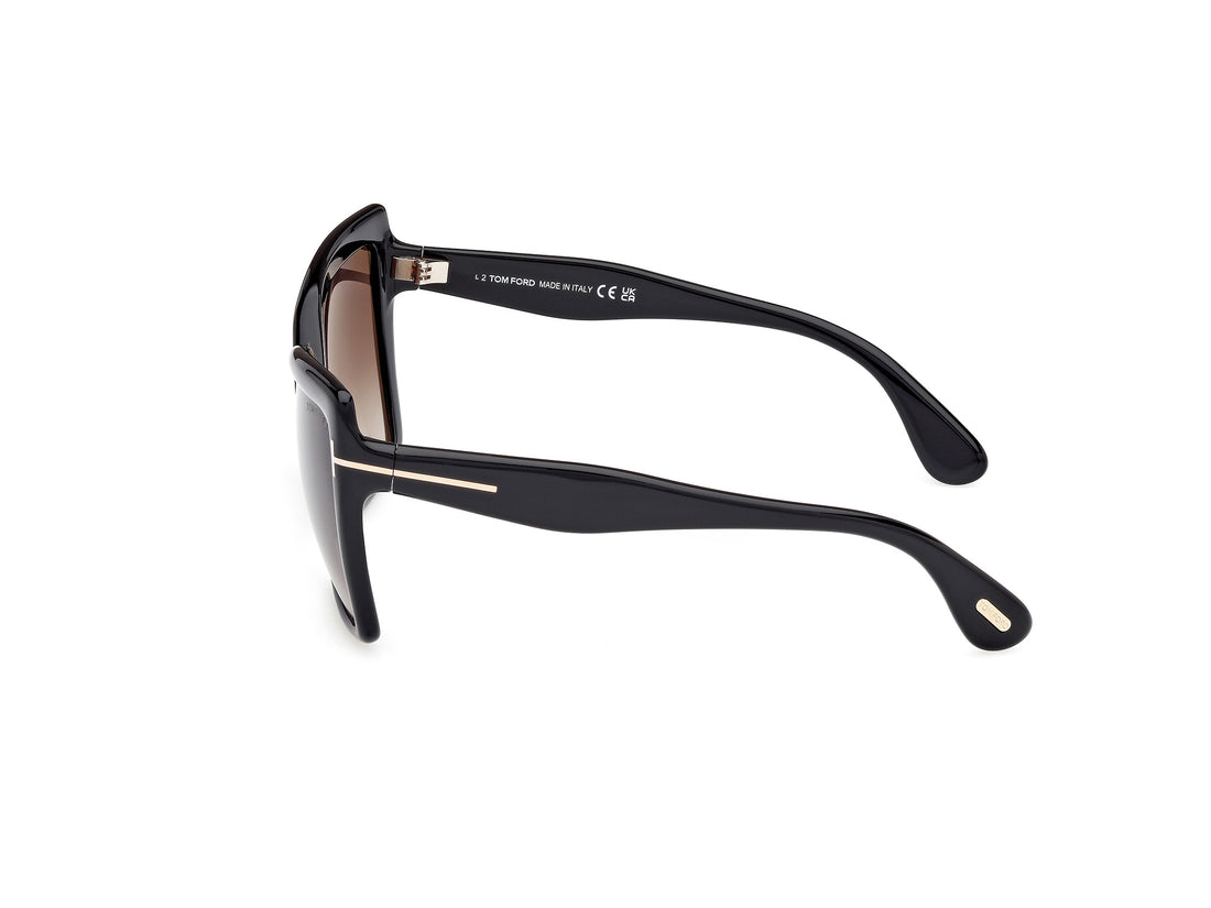 Gafas de sol tom ford ft1195 01b negro butterfly unisex talla 63mm - Vista de detalle