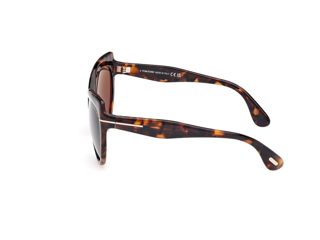 Gafas de sol tom ford ft1196 52e havana butterfly unisex talla 65mm - Vista de detalle