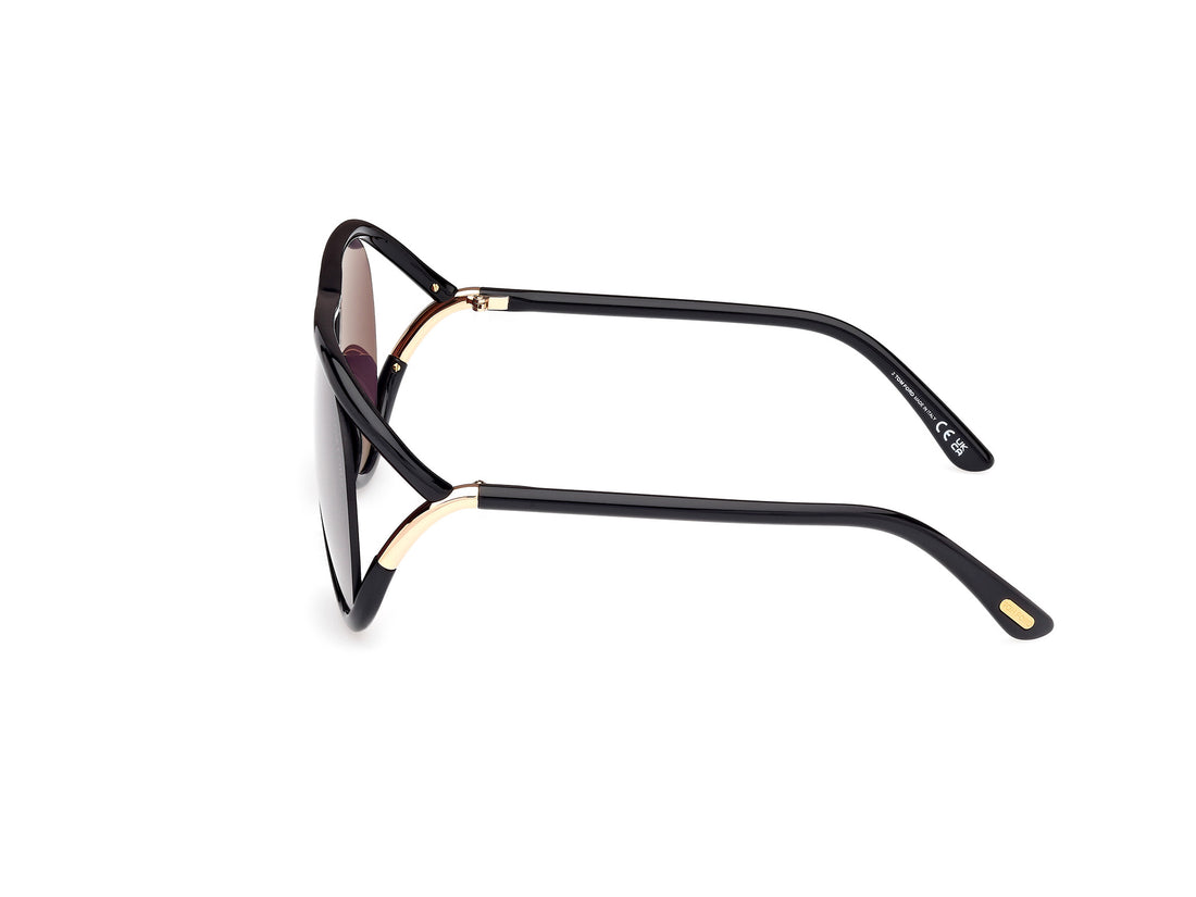 Sunčane naočale tom ford ft1197 axel 01a negro pilot unisex veličina 65mm - Detaljni prikaz