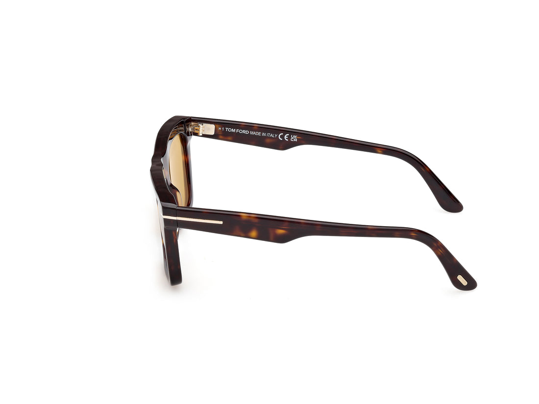 Sunčane naočale tom ford ft1207 lelio 52e havana square masculino veličina 52mm - Detaljni prikaz