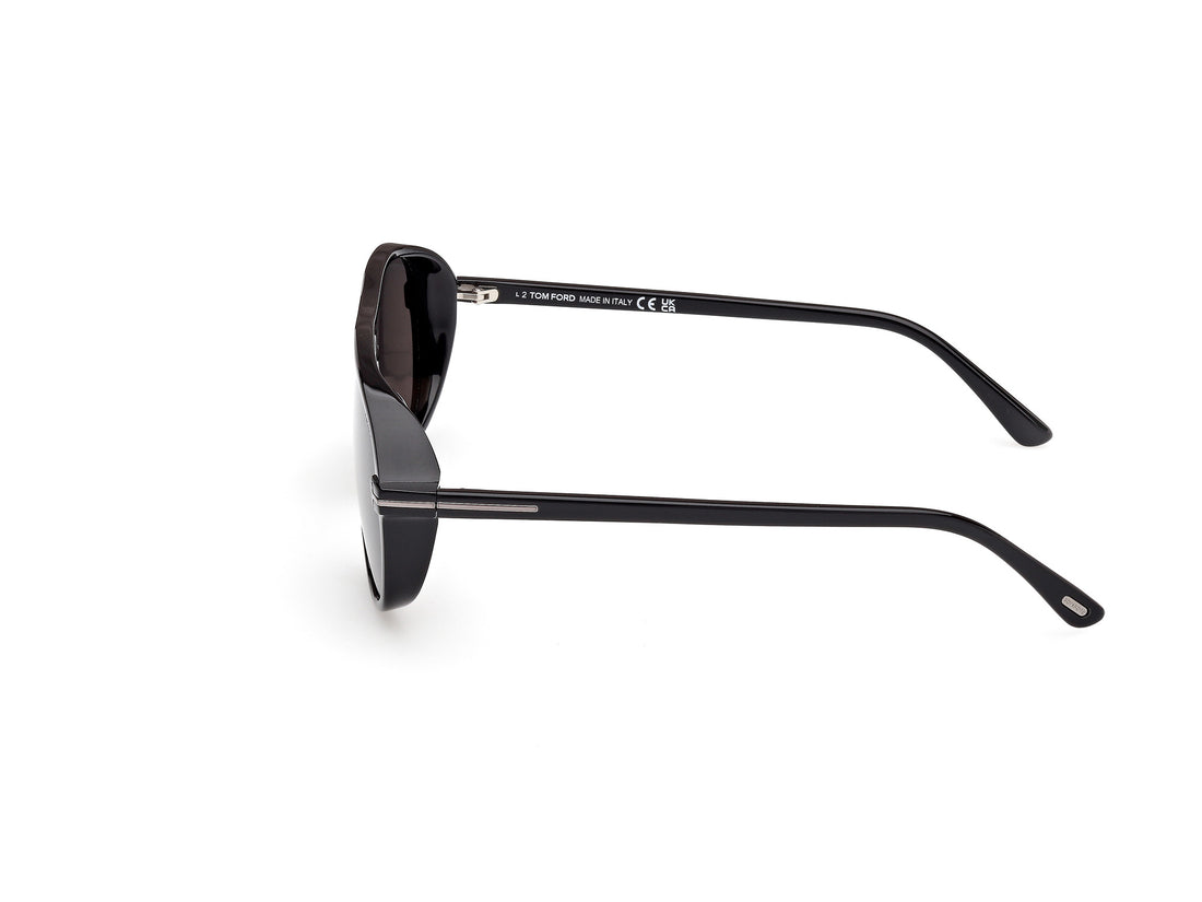 Sunčane naočale tom ford ft1208-n guillaume 01a negro pilot masculino veličina 61mm - Detaljni prikaz