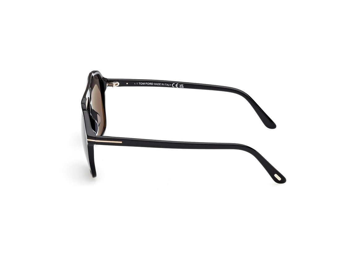 Occhiali da sole tom ford ft1209 autari 01a negro navigator masculino taglia 56mm - Vista dettagliata