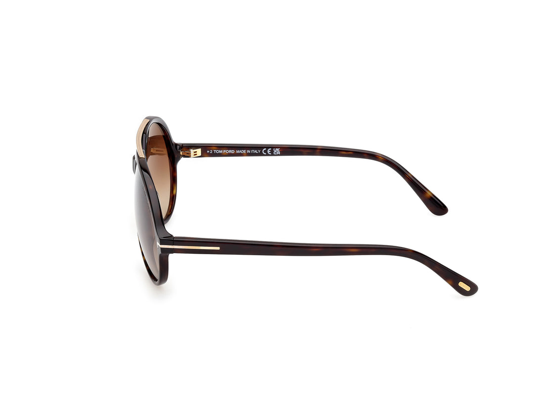 Sonnenbrillen tom ford ft1210 aalto 52f havana pilot masculino größe 59mm - Detailansicht