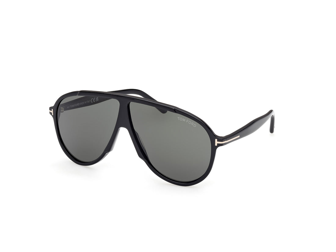 Gafas de sol tom ford ft1211 vladimir 01n negro pilot masculino talla 65mm - Vista principal