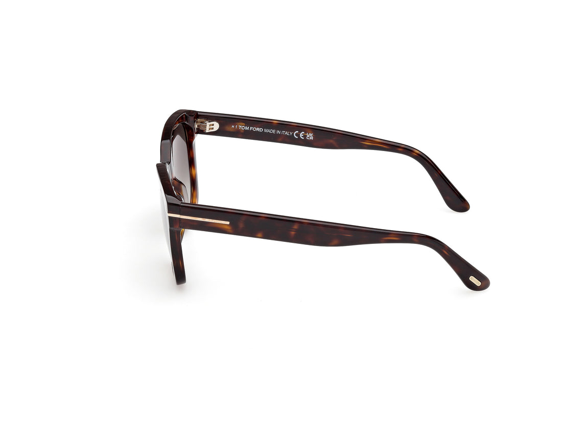 Sonnenbrillen tom ford ft1216 haylay 52b havana square femenino größe 53mm - Detailansicht