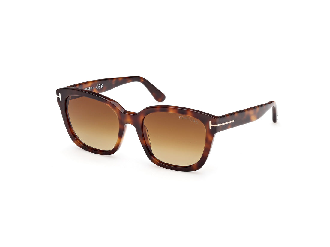 Sunčane naočale tom ford ft1216 haylay 53f havana square femenino veličina 53mm - Glavni prikaz