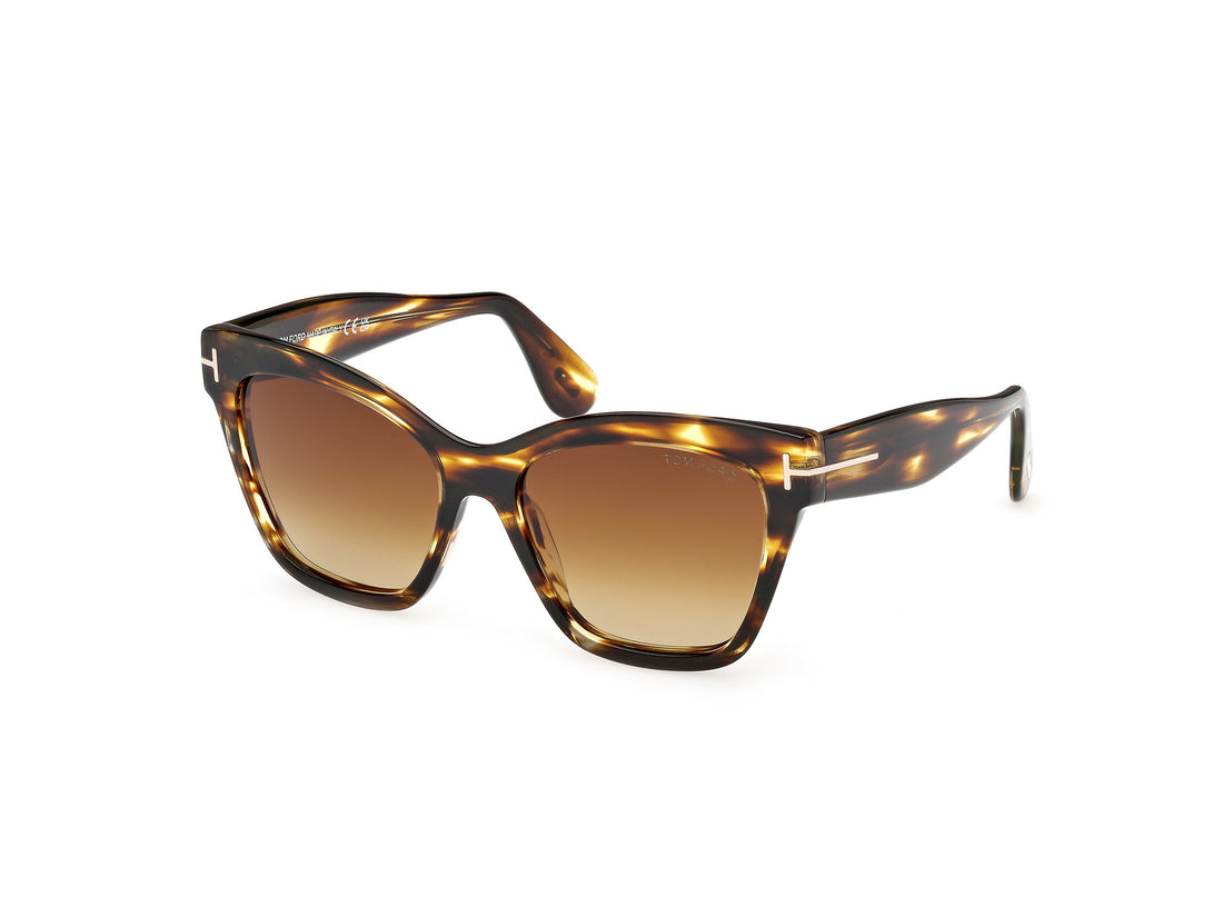 Sonnenbrillen tom ford ft1217 elvira 55f havana butterfly femenino größe 55mm - Hauptansicht