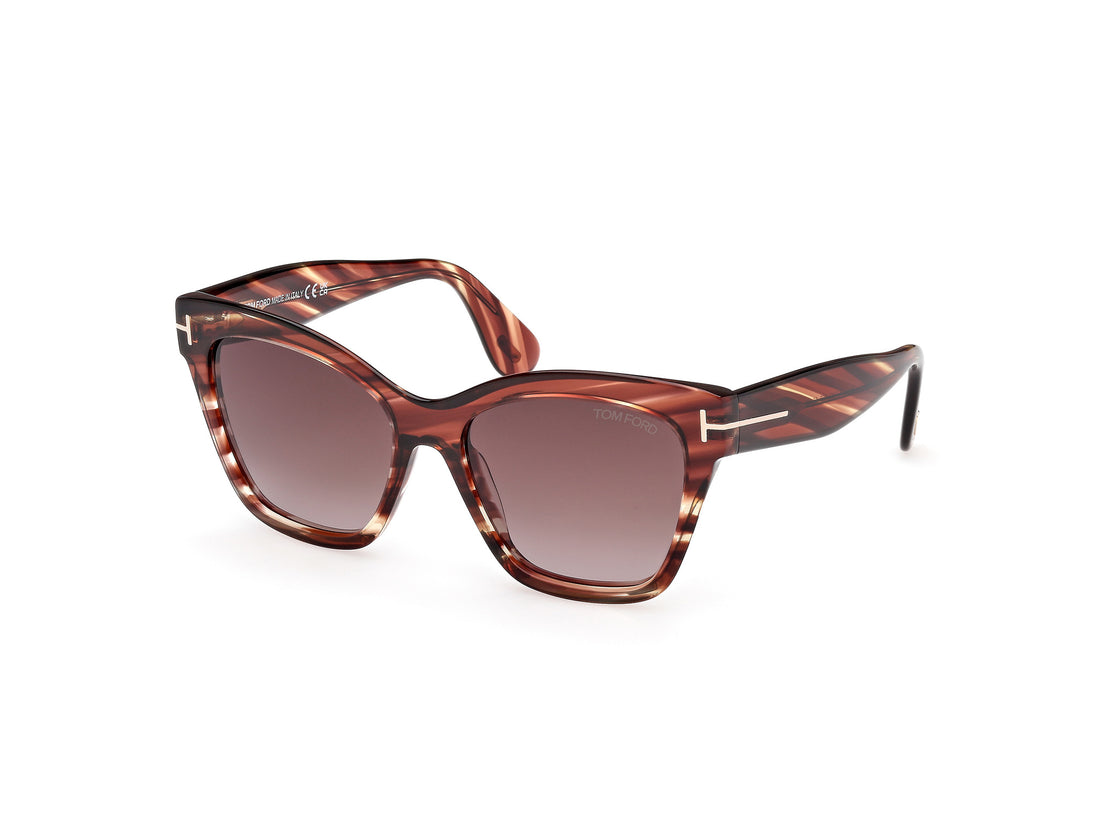 Sonnenbrillen tom ford ft1217 elvira 55t havana butterfly femenino größe 55mm - Hauptansicht
