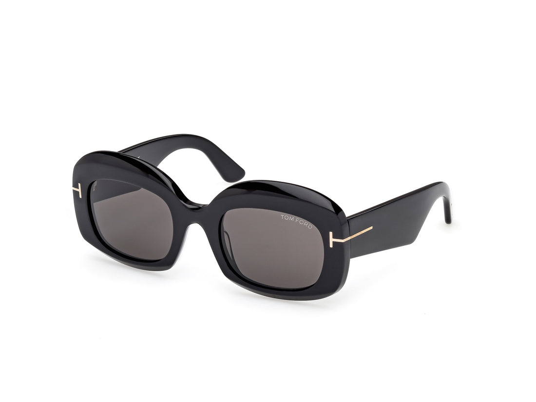 Sunčane naočale tom ford ft1219 carmen-02 01a negro rectangular femenino veličina 53mm - Glavni prikaz