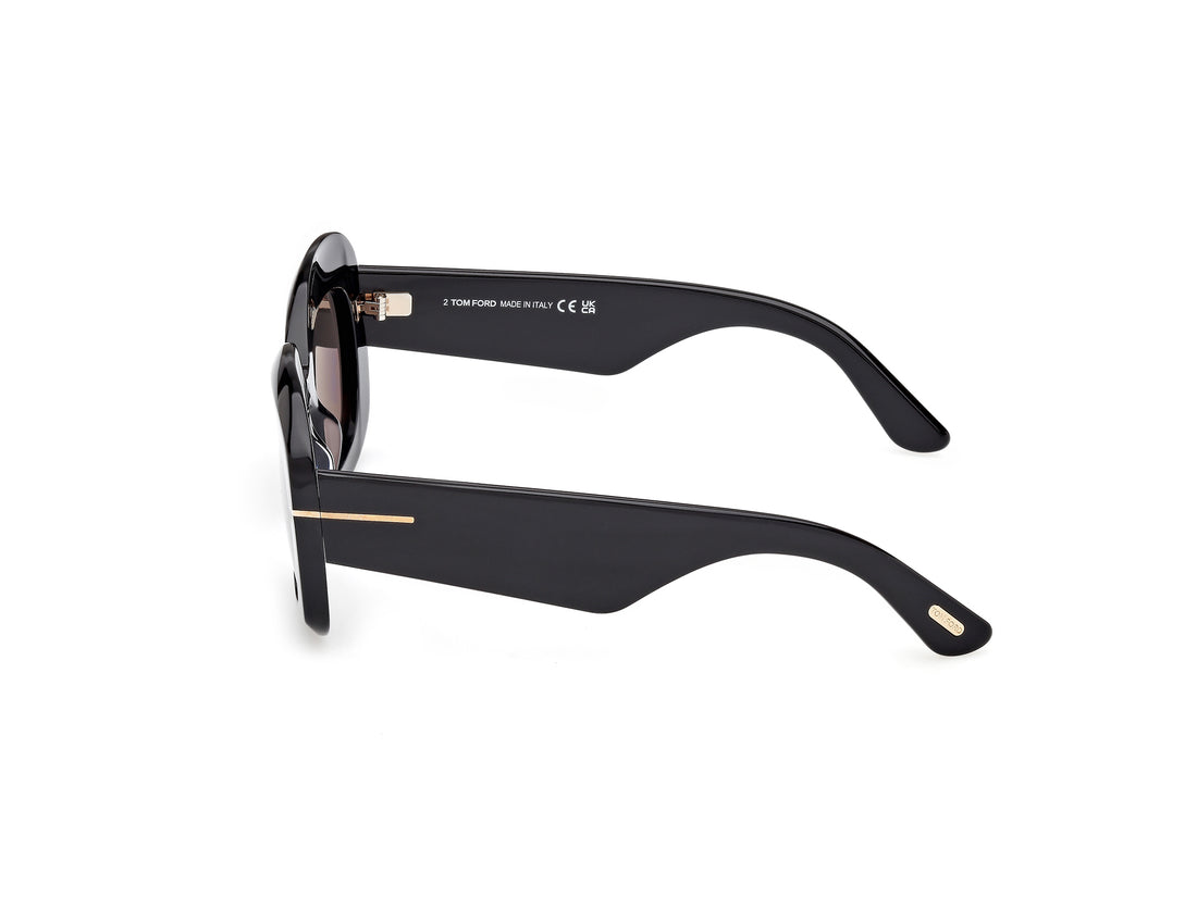 Sunčane naočale tom ford ft1219 carmen-02 01a negro rectangular femenino veličina 53mm - Detaljni prikaz