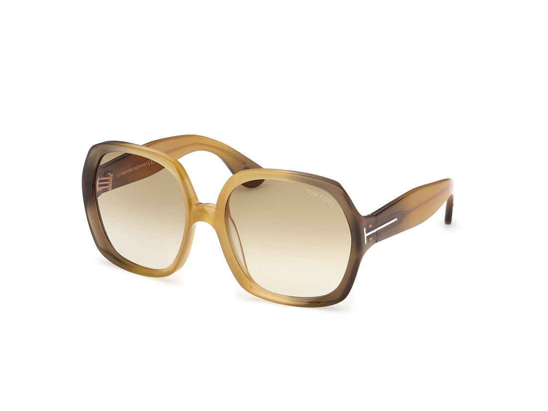 Sunčane naočale tom ford ft1221 saffron 41f amarillo square femenino veličina 60mm - Glavni prikaz