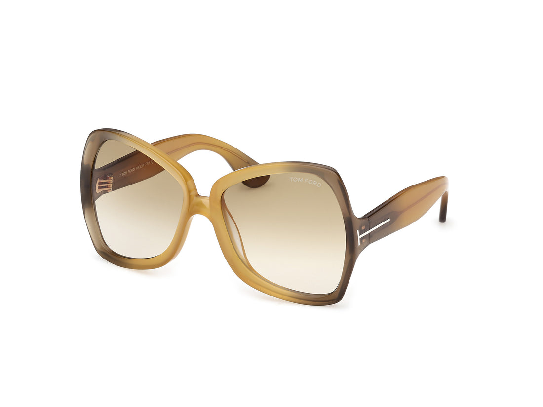 Gafas de sol tom ford ft1222 jerry 41f amarillo butterfly femenino talla 60mm - Vista principal