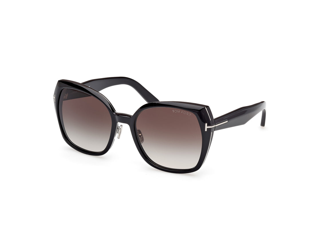 Sonnenbrillen tom ford ft1223 plum 01b negro butterfly femenino größe 58mm - Hauptansicht