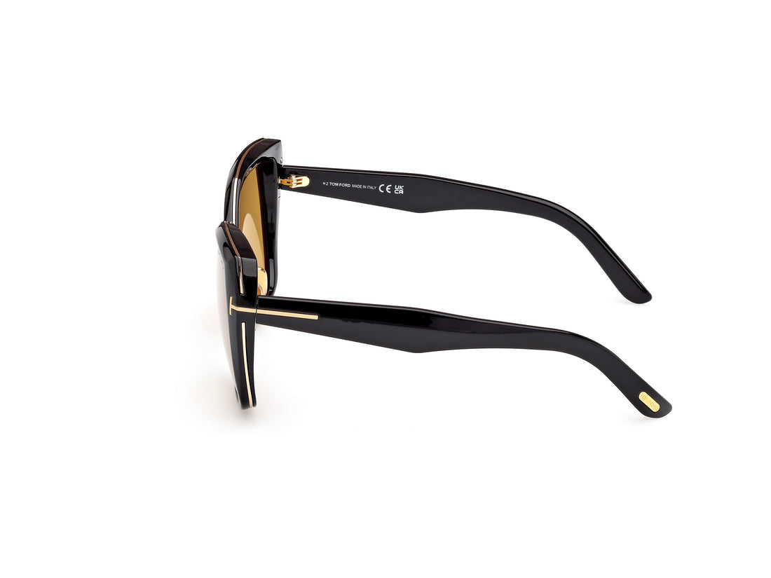 Gafas de sol tom ford ft1223 plum 01e negro butterfly femenino talla 58mm - Vista de detalle