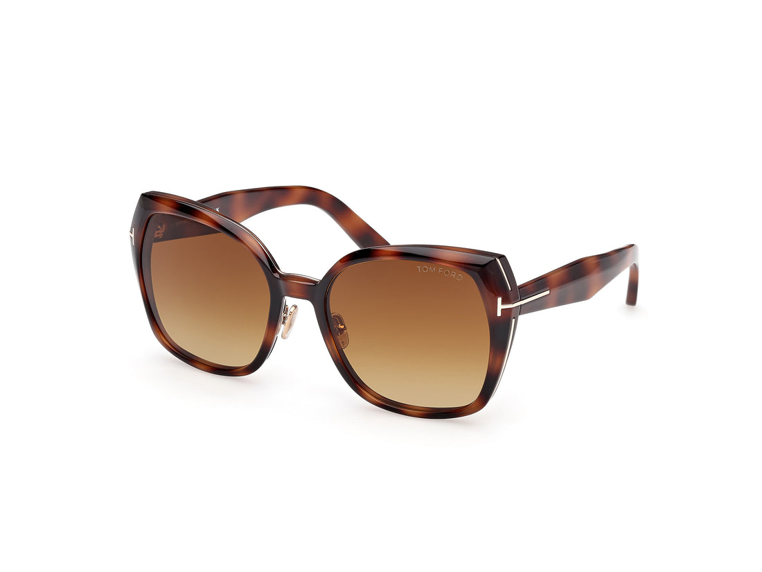 Gafas de sol tom ford ft1223 plum 53f havana butterfly femenino talla 58mm - Vista principal
