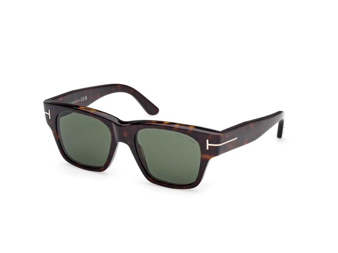 Sonnenbrillen tom ford ft1280 52n havana square masculino größe 53mm - Hauptansicht