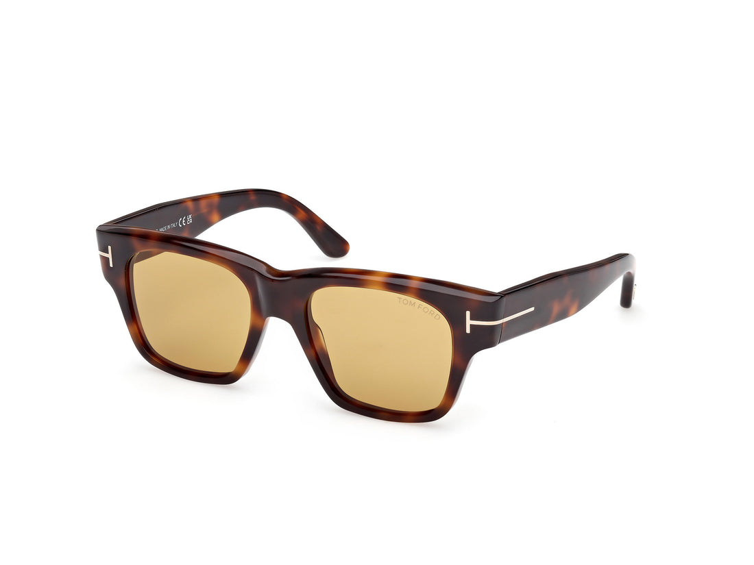 Gafas de sol tom ford ft1280 53e havana square masculino talla 53mm - Vista principal
