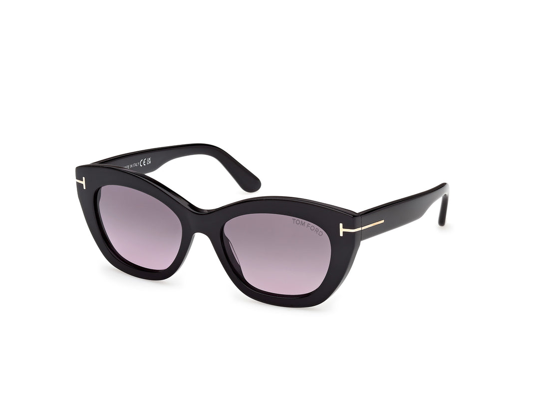 Gafas de sol tom ford ft1285 linda-02 01b negro butterfly femenino talla 53mm - Vista principal