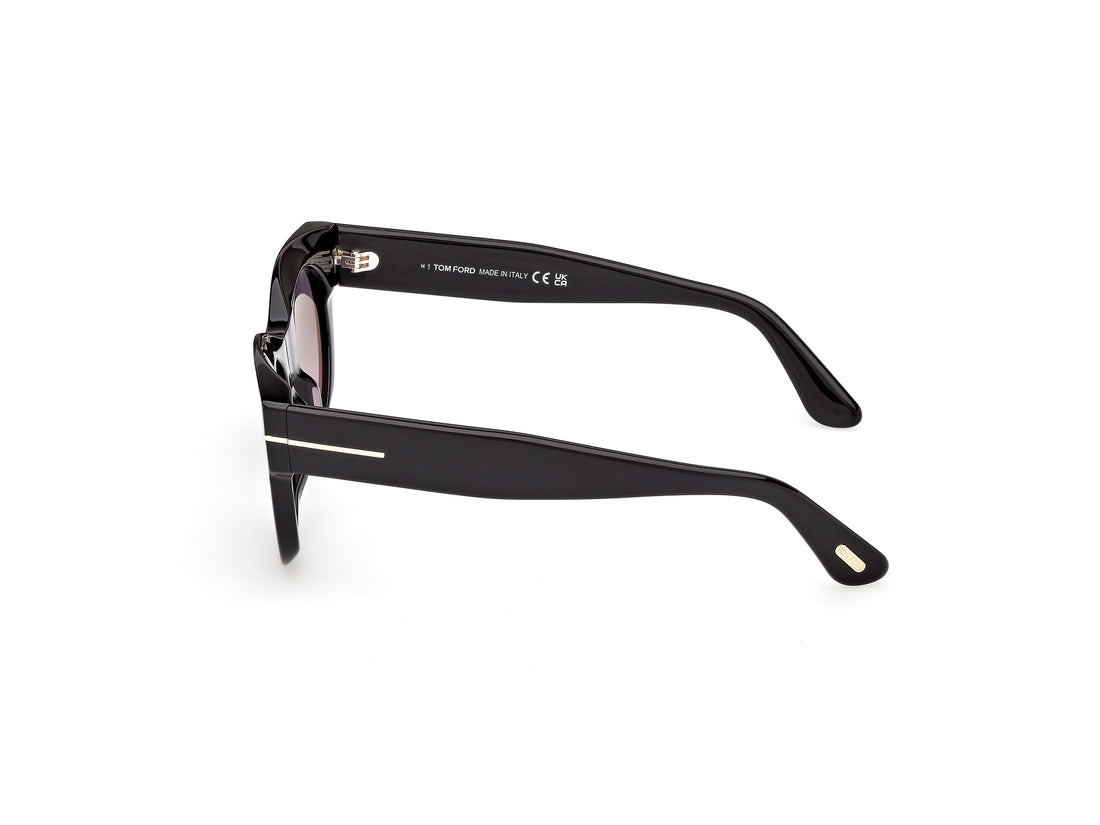 Gafas de sol tom ford ft1315 marine-02 01b negro round femenino talla 50mm - Vista de detalle