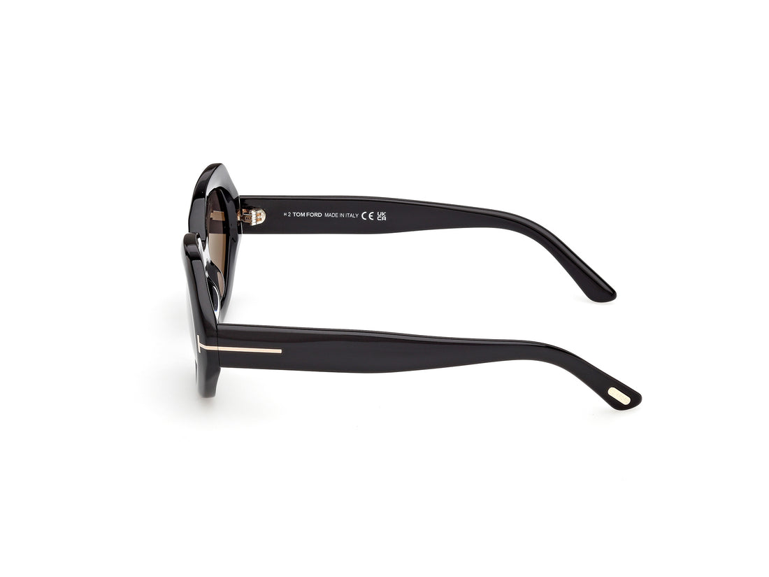 Gafas de sol tom ford ft1317 april-02 01a negro geometric femenino talla 51mm - Vista de detalle