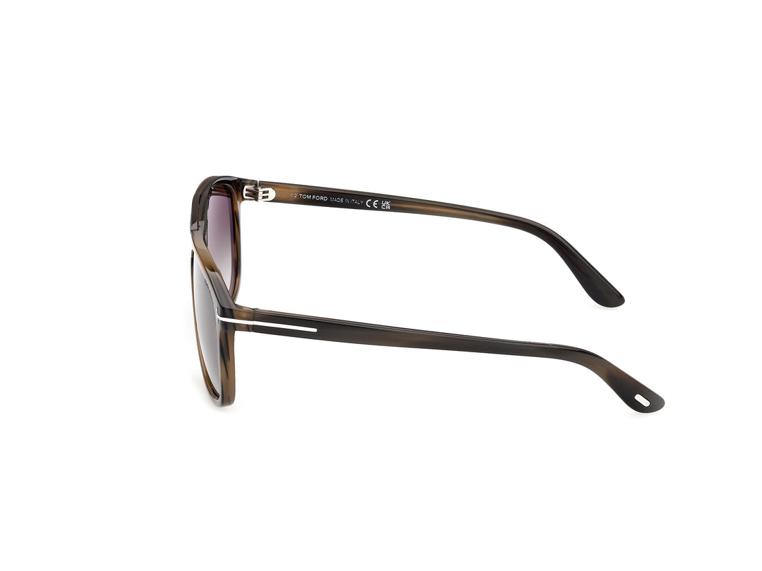 Gafas de sol tom ford ft1338 brianna-02 55b havana navigator femenino talla 58mm - Vista de detalle