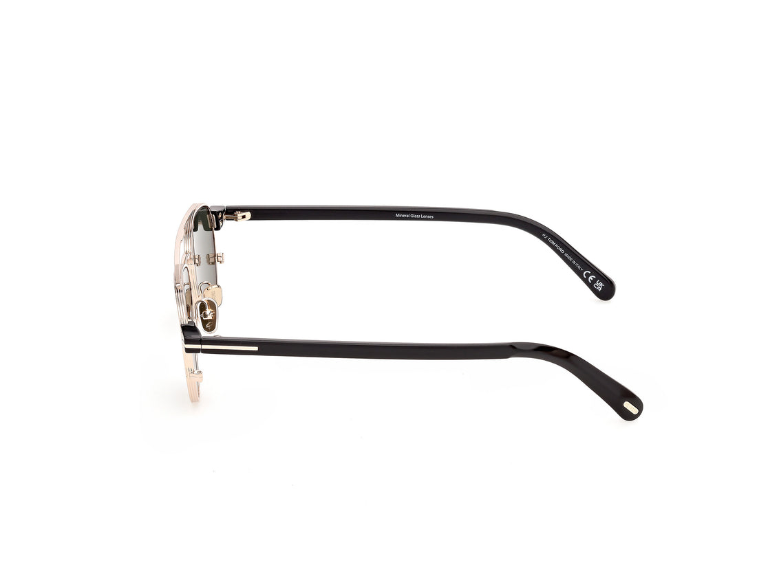 Gafas de sol tom ford ft1361 anthony-02 28n dorado pilot masculino talla 55mm - Vista de detalle