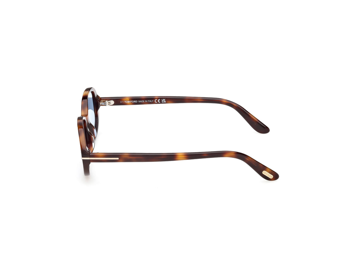 Occhiali da sole tom ford ft1364 iggy 53v havana oval femenino taglia 49mm - Vista dettagliata