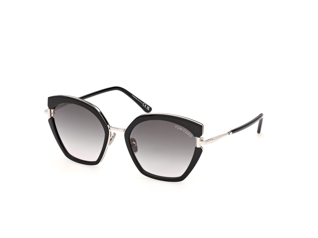 Sonnenbrillen tom ford ft1419 dana-02 01b negro butterfly femenino größe 56mm - Hauptansicht