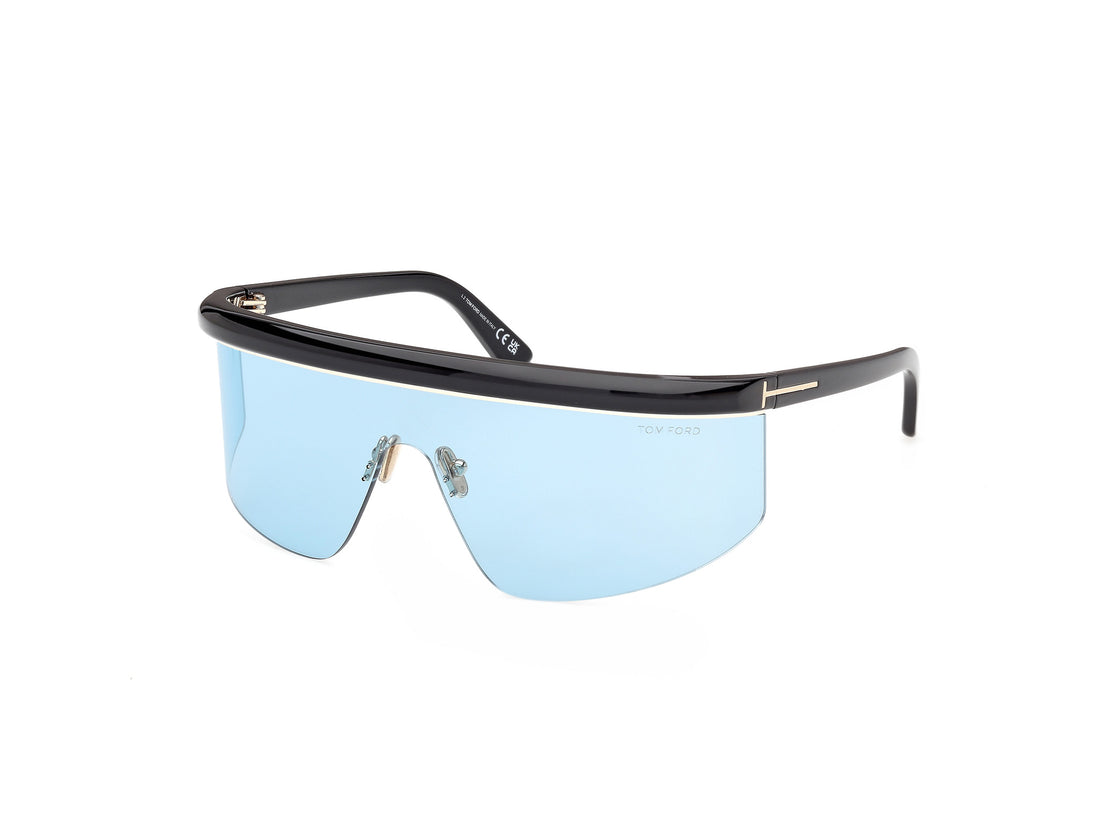 Sonnenbrillen tom ford ft1431 west-02 01v negro shield unisex größe 0mm - Hauptansicht