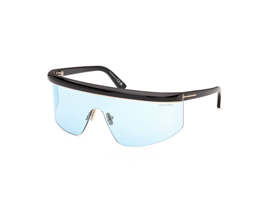 Sonnenbrillen tom ford ft1431 west-02 01v negro shield unisex größe 0mm - Detailansicht