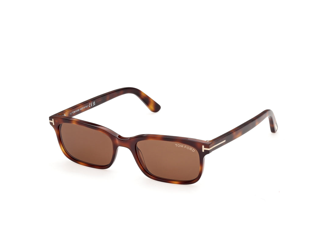 Sonnenbrillen tom ford ft1480 scout-02 53e havana rectangular unisex größe 52mm - Hauptansicht