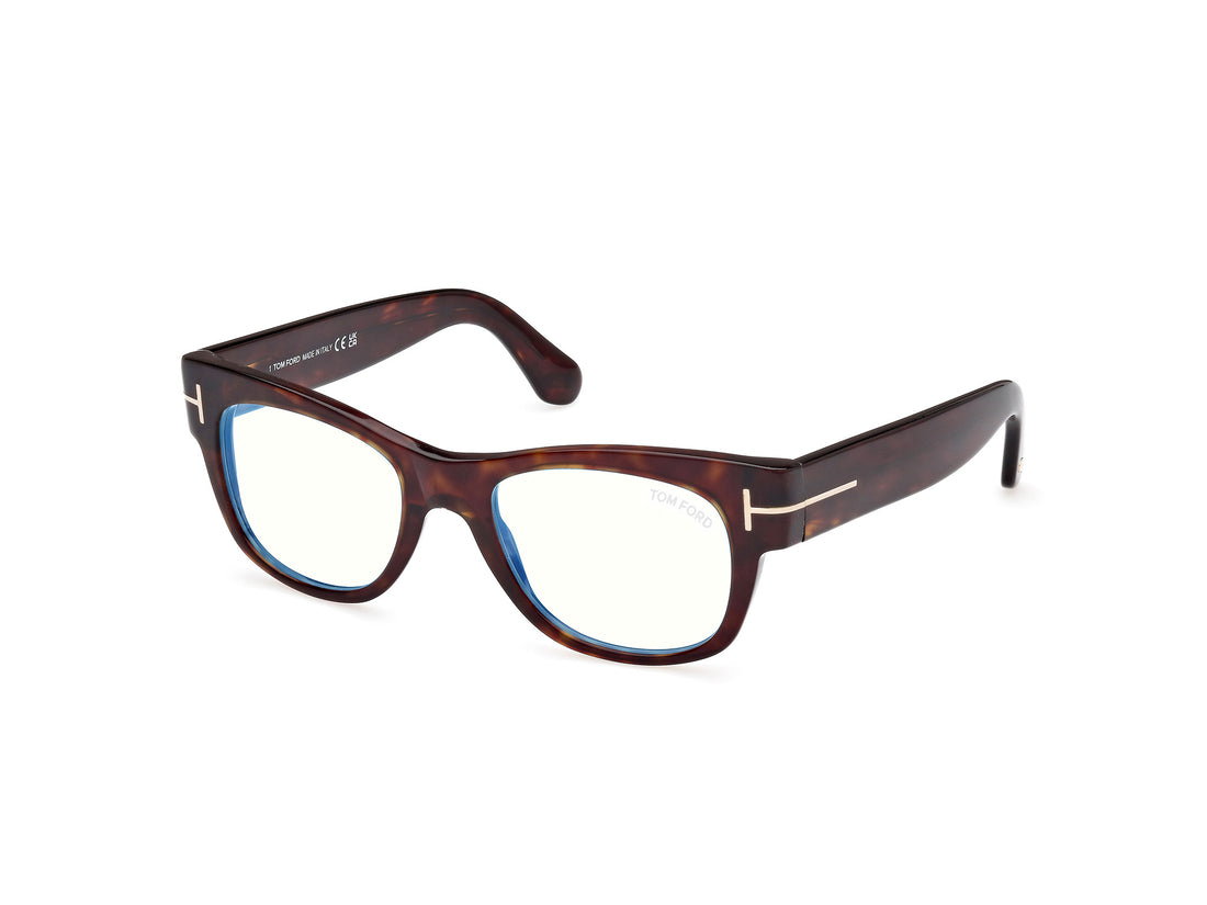 Brillen tom ford ft5040-b 052 havana rectangular masculino größe 52mm - Hauptansicht