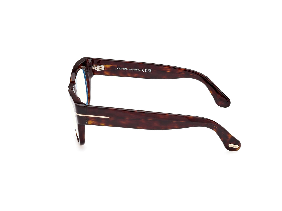 Brillen tom ford ft5040-b 052 havana rectangular masculino größe 52mm - Detailansicht