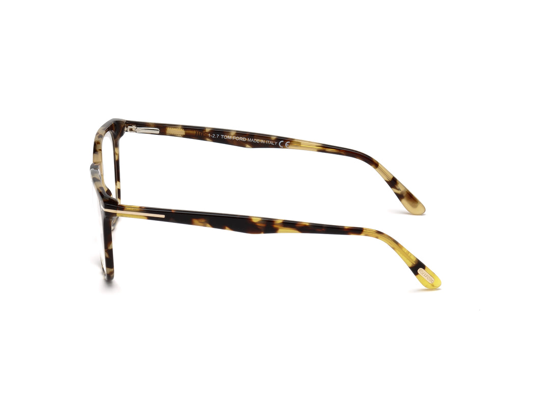 Gafas graduadas tom ford ft5506 055 havana geometric unisex talla 52mm - Vista de detalle