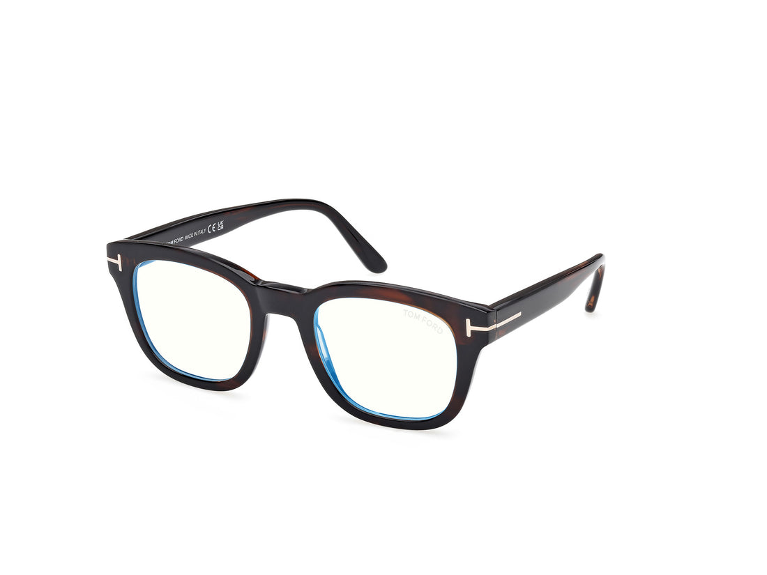 Gafas graduadas tom ford ft5542-b 55a havana round masculino talla 50mm - Vista principal