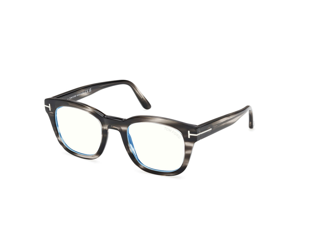 Gafas graduadas tom ford ft5542-b 56a havana round masculino talla 50mm - Vista principal