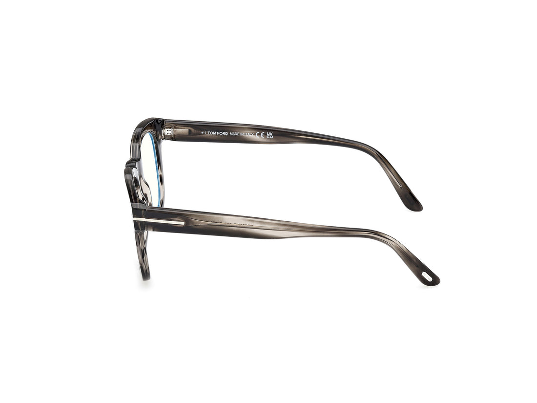 Gafas graduadas tom ford ft5542-b 56a havana round masculino talla 50mm - Vista de detalle