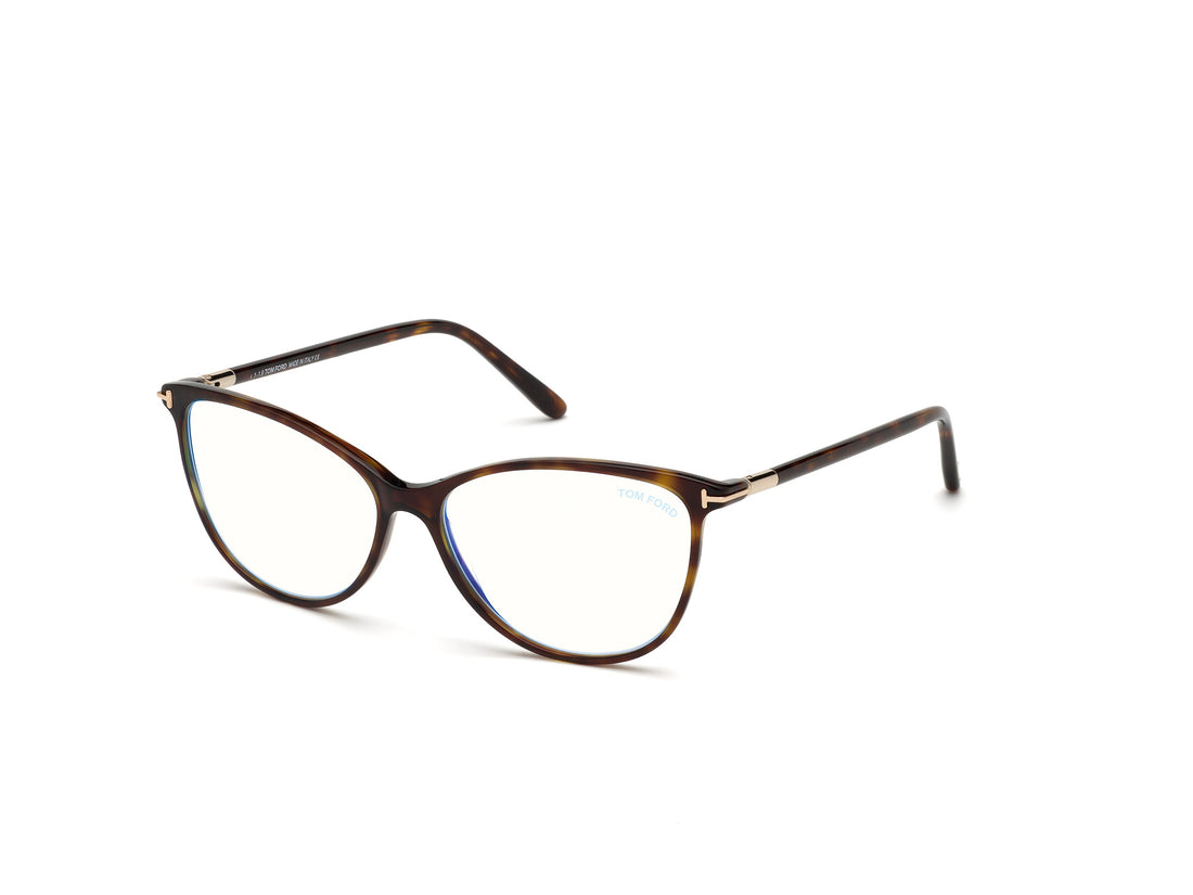 Brillen tom ford ft5616-b 052 havana cat eye femenino größe 56mm - Hauptansicht