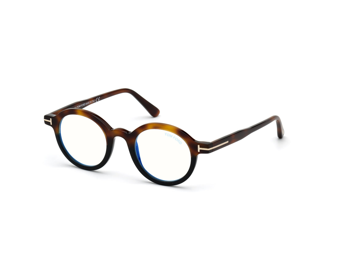 Lunettes de vue tom ford ft5664-b 056 havana round unisex taille 45mm - Vue principale