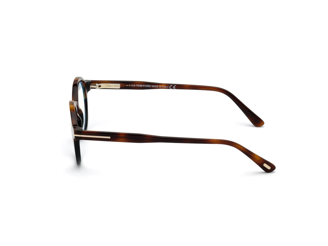 Lunettes de vue tom ford ft5664-b 056 havana round unisex taille 45mm - Vue détaillée