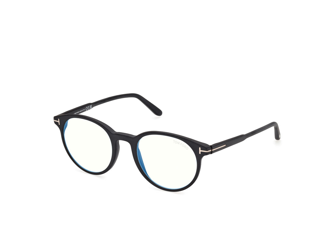 Brillen tom ford ft5695-b 002 negro round masculino größe 47mm - Hauptansicht