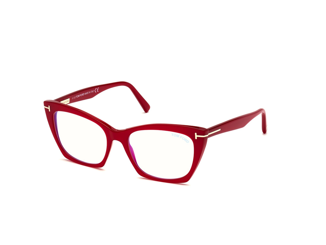 Brillen tom ford ft5709-b 072 rosa cat eye femenino größe 54mm - Hauptansicht