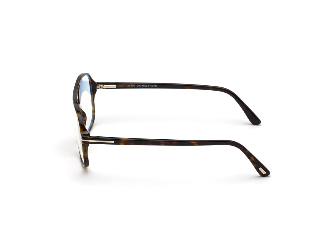 Occhiali da vista tom ford ft5737-b 052 havana navigator masculino taglia 56mm - Vista dettagliata