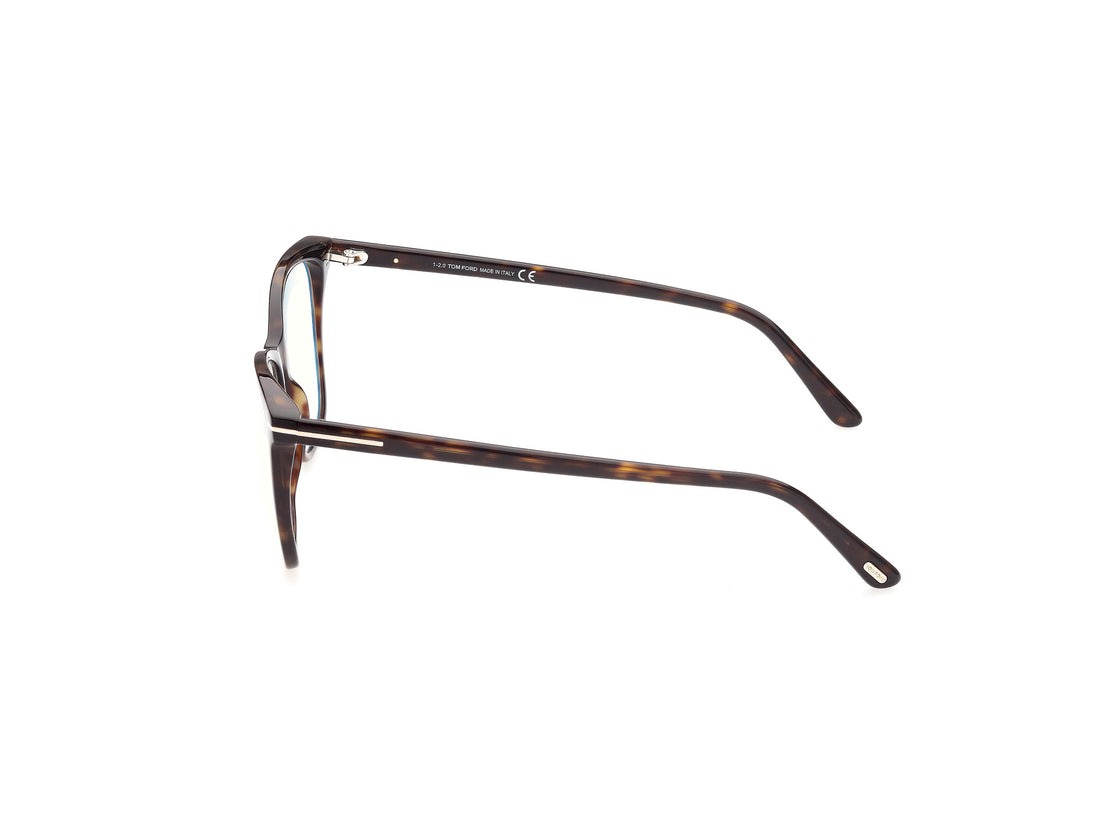 Brillen tom ford ft5762-b 052 havana square femenino größe 55mm - Detailansicht