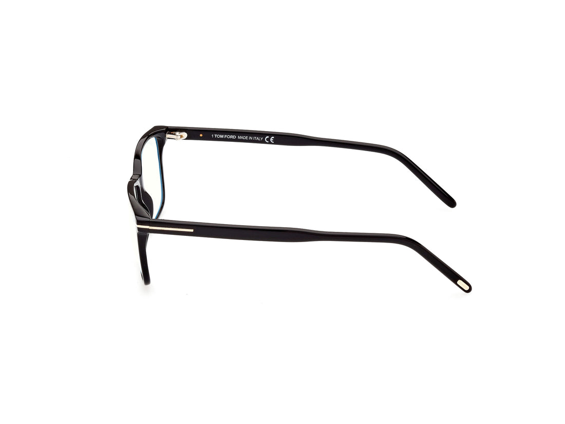 Óculos graduados tom ford ft5802-b 001 negro rectangular masculino tamanho 55mm - Vista de detalhe
